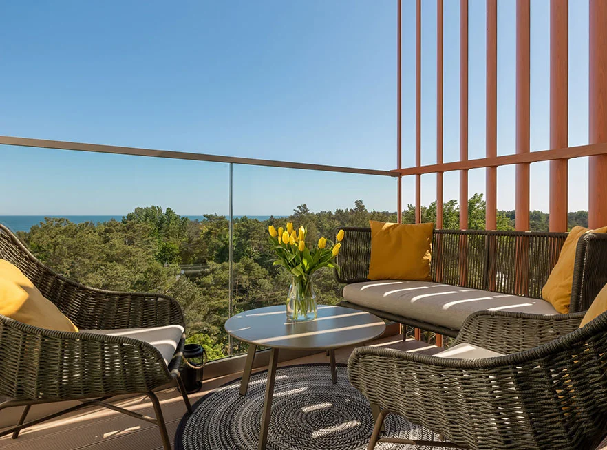 Apartament Pinea balkon