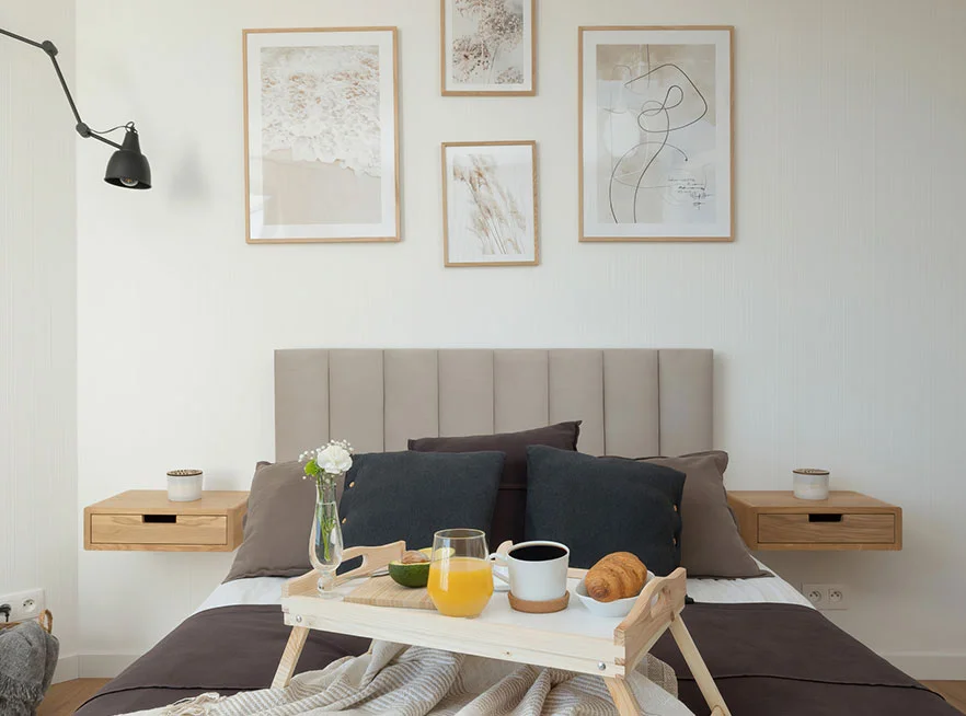 Apartament Pinea sypialnia